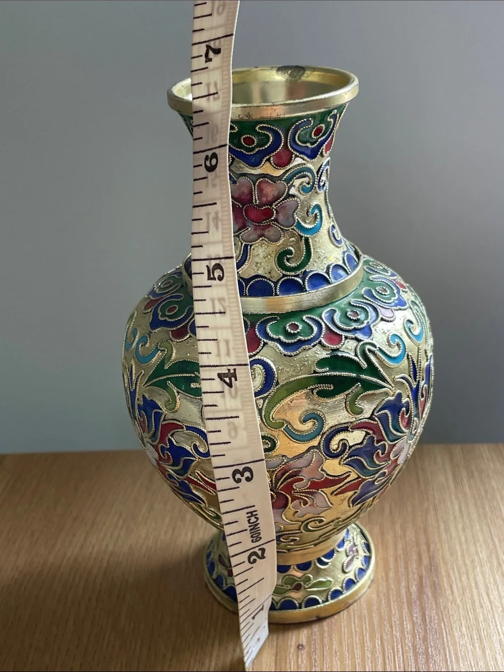 Vintage Cloisonné Vase